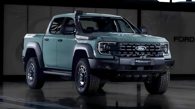 Errepideko errendimendua / dorre-edukiera hobetua! Ford Ranger Super Duty-ren irudi ofizialak kaleratu ziren