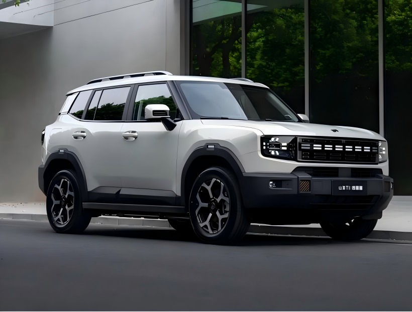 Jiexun Shanhai T1-ren irudi ofiziala lau gurpildun bertsioaren bertsioa: Shanghai Auto ikuskizuna / abiaraztean, Maiatzean, CLTC 220 km-ko bitarteko elektriko purua