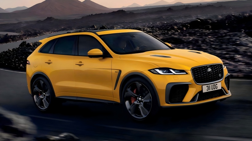 5.0L SuperCarGed V8 motorra - Gem arraroa Cherish Jaguar F-Pace SVR 575 Azken edizioa Irudi Ofizialak kaleratutako